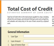 Total Cost of Credit